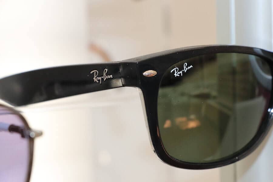 Dunkle Ray Ban Brille